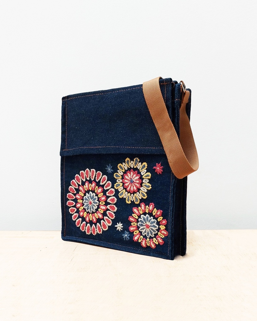 Crossbody denim B1 (rojo) (copia)