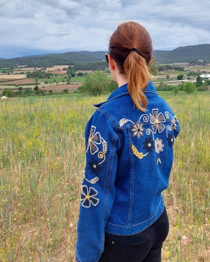 Casaca denim B12A inta