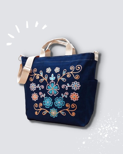 Tote denim B9 ZG azul