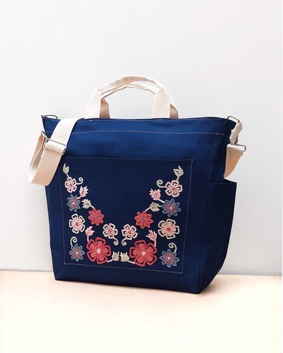 Tote denim B12 ZG  rojo