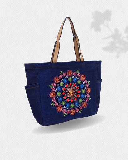 Maxi tote denim B4