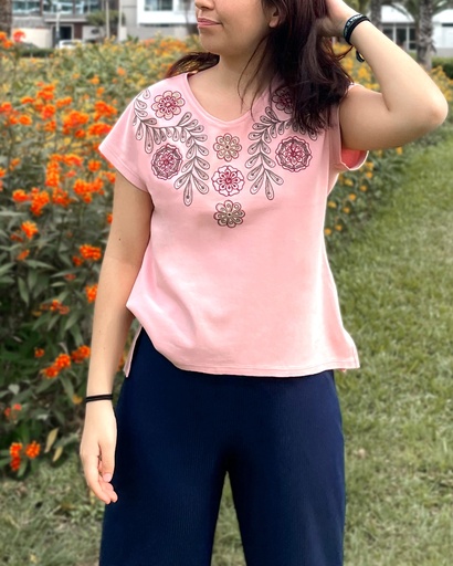 Camiseta Cuzco B16 rosa 
